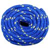vidaXL Boat Rope Blue 20 mm 25 m Polypropylene