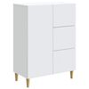 vidaXL Sideboard with Drawer White 66 x 34.5 x 90 cm Engineered Wood