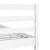 vidaXL Bed Frame without Mattress White Solid Wood 140x200 cm