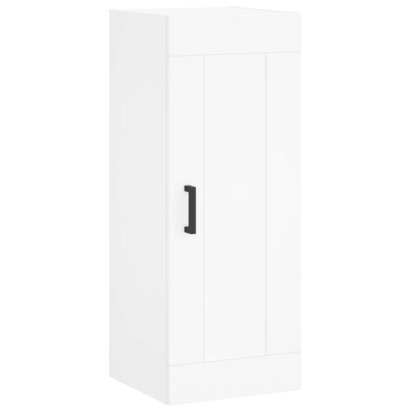 vidaXL Wall Mounted Cabinet White 34.5x34x90 cm Engineered Wood