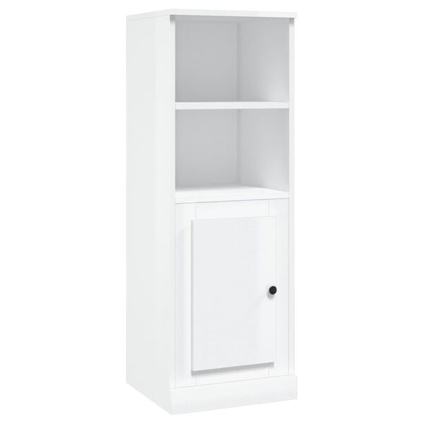 vidaXL Highboard High Gloss White 36x35.5x103.5 cm Engineered Wood