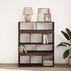 vidaXL Bookcase Brown Oak 100x33x125.5 cm Engineered Wood