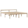 vidaXL Bookcase Bed without Mattress 180x200 cm Super King Solid Wood Pine