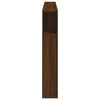 vidaXL LED Headboard Brown Oak 180x18.5x103.5 cm Engineered Wood