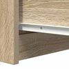 vidaXL Sideboard with Drawers Sonoma Oak 37.5x35x99 cm Engineered Wood