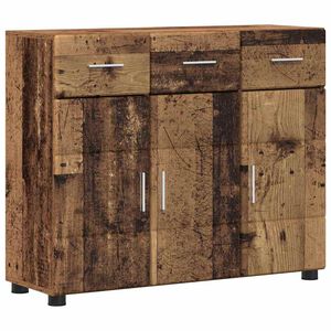vidaXL Sideboard FLORIN Old Wood 88.5 x 30.5 x 73 cm Engineered Wood