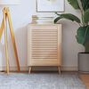vidaXL Louvred doors with Door Natural 61.5 x 49.4 cm Solid Pine Wood