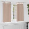 vidaXL Blackout Curtains with Rings 2 pcs Taupe 175 x 140 cm Polyester