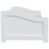 vidaXL 3-Seater Day Bed without Mattress White 90x200cm