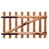 vidaXL Single Fence Gate Impregnated Hazel Wood 100x60 cm