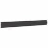 vidaXL Lawn Edgings 10 pcs Black 10x103 cm Cold-rolled Steel