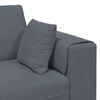vidaXL Sofa with Cushion Dark Grey 250 x 77 x 76 cm Velvet