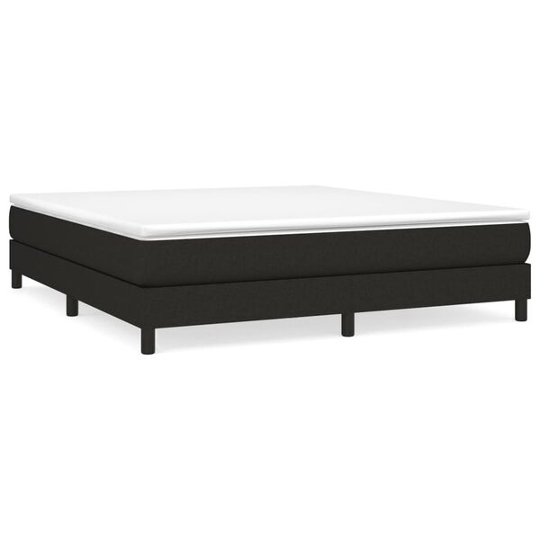vidaXL Box Spring Bed Frame Black Super King Fabric (UK/IE/FI/NO only)