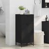 vidaXL Bathroom Cabinet with Drawer with Door Black 39.5 x 36 x 88 cm