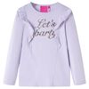 Kids' T-shirt with Long Sleeves Light Lilac 128