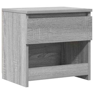 vidaXL Bedside Cabinet Grey Sonoma 40x30x39 cm Engineered Wood