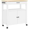 vidaXL Kitchen Trolley "MONZA" 84x40x88,5 cm Solid Wood Pine