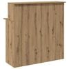vidaXL Reception Desk Artisan Oak 100x50x103.5 cm Engineered Wood