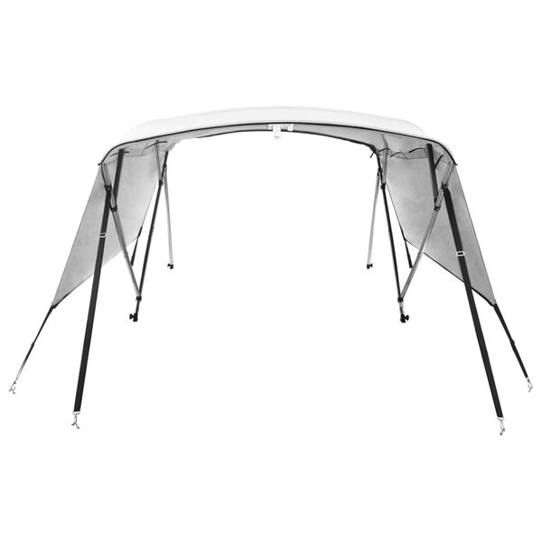 vidaXL 4-bow Bimini Top with Sidewalls 243x(200-213)x137 cm