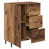 vidaXL Sideboard Old Wood 69.5 x 34 x 90 cm Engineered Wood and Iron