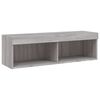 vidaXL 5 Piece TV Wall Units with LED Grey Sonoma Engineered Wood