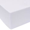 vidaXL Bed Sheet White 200 x 160 cm Cotton