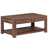 vidaXL Coffee Table Solid Wood Vintage 88x50x38 cm