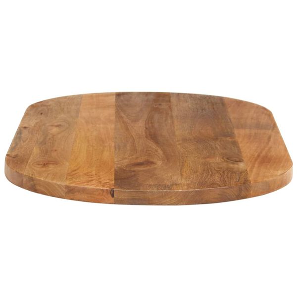 vidaXL Table Top 140x60x2.5 cm Oval Solid Wood Mango