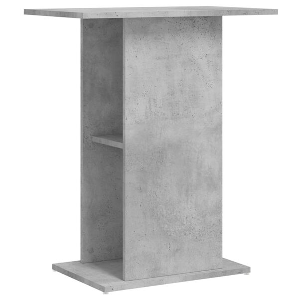 vidaXL Aquarium Stand Concrete Grey 60.5x36x72.5 cm Engineered Wood