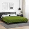 vidaXL Summer Duvet Green 240 x 200 cm Microfiber
