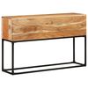 vidaXL Console Table 120x30x75 cm Solid Acacia Wood