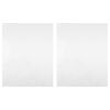 vidaXL Mirror Films 2 pcs Self-Adhesive 60x100 cm PET