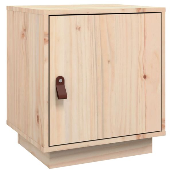 vidaXL Bedside Cabinet 40x34x45 cm Solid Wood Pine