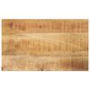 vidaXL Table Top 50x30x2,5 cm Rectangular Solid Wood Rough Mango