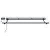 vidaXL Manual Awning Frame with LEDs Anthracite 3.5 x 2 m Aluminium