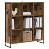 vidaXL Book Cabinet Old Wood 99.5 x 30 x 108.5 cm Engineered Wood