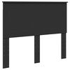 vidaXL Bed Frame with Headboard Black 120 x 190 cm Solid Pine Wood
