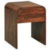 vidaXL Nightstand | Brown | Solid Acacia wood | 41.5x42x52 cm | Nightstand
