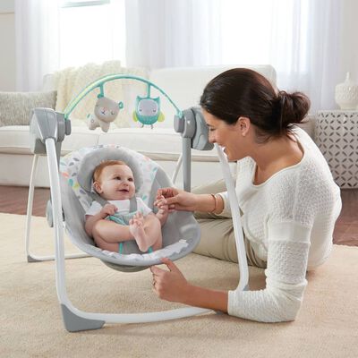 Ingenuity Portable Swing Comfort 2 Go Fanciful Forest