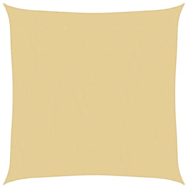 vidaXL Sun Shade Sail Sand 4.5x4.5 m 100% Polyester Oxford