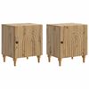 vidaXL Bedside Cabinet 2 pcs Artisan Oak 43 x 34.5 x 50 cm