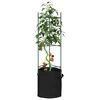 vidaXL Tomato Cages with Plant Bags 8 pcs 116 cm Steel and PP