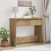 vidaXL Console Table Artisan Oak 89x41x76.5 cm Engineered Wood