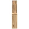 vidaXL Wall Shelf Artisan Oak 80x15x78.5 cm Engineered Wood