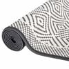 vidaXL Outdoor Rug Grey and White 80x150 cm Reversible Design