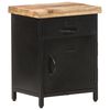 vidaXL Bedside Cabinet 40x30x52 cm Rough Mango Wood