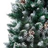 vidaXL Artificial Pre-lit Christmas Tree with Ball Set&Pine Cones 150 cm