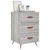 vidaXL Bedside Cabinet Grey Sonoma 40x40x66 cm Engineered Wood