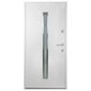 vidaXL Aluminium Front Door White 90x200 cm