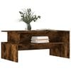 vidaXL Coffee Table Smoked Oak 90x55x42.5 cm Engineered Wood